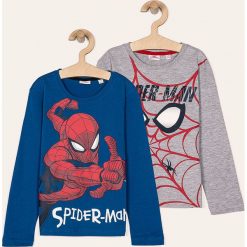 Blukids - Longsleeve dziecięcy 98-128 cm (2 pack). Szare t-shirty chłopięce Blukids, z nadrukiem, z bawełny, z długim rękawem. W wyprzedaży za 59,90 zł.