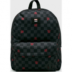 Vans - Plecak Spiderman. Czarne plecaki męskie Vans, z motywem z bajki, z poliesteru. Za 179,90 zł.
