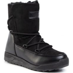 Śniegowce DEEZEE - WS270201-01 Black. Czarne śniegowce damskie DeeZee, ze skóry ekologicznej, bez zapięcia. Za 99,99 zł.