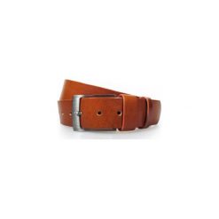Koniakowy pasek męski do jeansów KMG35. Szare paski męskie Modini Moda Męska, w paski, z jeansu, eleganckie. Za 71,10 zł.