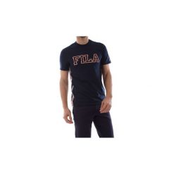 T-shirty z krótkim rękawem Fila 687005 MEN HANK TEE. Czarne t-shirty męskie Fila, s, bez wzorów, bez kołnierzyka, krótkie. Za 140,31 zł.