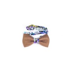 MUCHA GOTOW OLIVE UNIQUE. Zielone muszki męskie marki R3s men's accessories, bez wzorów, ze lnu. Za 59,00 zł.