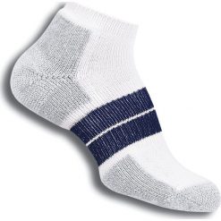 Skarpety sportowe męskie THORLOS FG NAVY / 84NRCM-218. Niebieskie skarpetki męskie Thorlos, bez wzorów. Za 65,00 zł.