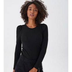 Sweter z bufiastymi rękawami - Czarny. Czarne swetry damskie House, xl, bez wzorów, bez rękawów, bez kaptura. W wyprzedaży za 29,99 zł.