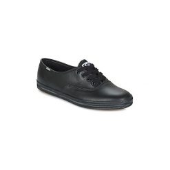Buty Keds CHAMPION LEATHER. Czarne trampki i tenisówki damskie marki Keds, bez wzorów, bez zapięcia. Za 247,20 zł.