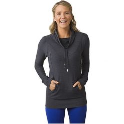 Prana Damska Bluza Sportowa Ember Top Węgiel (Rozmiar S). Szare bluzy sportowe damskie marki PrAna, s. W wyprzedaży za 227,00 zł.