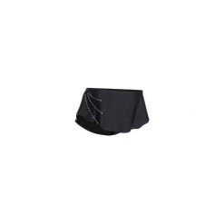 Spódniczka odpinana do gimnastyki artystycznej czarna ze strasem. Czarne spódniczki damskie DOMYOS, s, bez wzorów, z elastanu, eleganckie. Za 49,99 zł.
