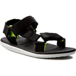 Sandały RIDER - Rx Sandal Ad 82137 White/Black/Green 22157. Czarne klapki męskie Rider, bez wzorów, z tworzywa sztucznego. W wyprzedaży za 129,00 zł.