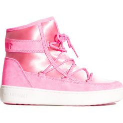 Buty MOON BOOT PULSE Z SATIN. Białe buty sportowe damskie Moon Boot, bez wzorów, z satyny, eleganckie. W wyprzedaży za 323,00 zł.