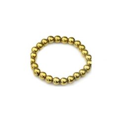 Bransoletka Hematyt Złoty. Żółte bransoletki damskie Brazi druse jewelry, z hematytem, złote. Za 70,00 zł.