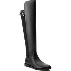 Kozaki damskie: Muszkieterki CALVIN KLEIN BLACK LABEL - Pilar E5868 Black