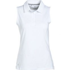 Adidas Golf ULTIMATE365 Top white. Białe topy sportowe damskie marki adidas Golf, s, z elastanu, z golfem. Za 189,00 zł.