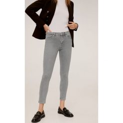 Mango - Jeansy Sculpt. Szare jeansy damskie Mango, bez wzorów, z elastanu. Za 89,90 zł.