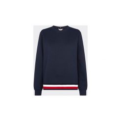 Bluzy Tommy Hilfiger WW0WW26172 KITTY. Niebieskie bluzy damskie TOMMY HILFIGER, s, bez wzorów, bez rękawów, bez kaptura. Za 345,38 zł.