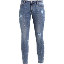 Jeansy damskie: Cartoon Jeansy Slim Fit middle/blue/denim