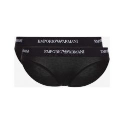 Emporio Armani 2-pack Spodenki Czarny. Czarne figi damskie Emporio Armani, xs, bez wzorów, z elastanu. Za 192,95 zł.