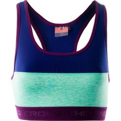 Biustonosze sportowe: IQ Biustonosz Reia Blue Depths/Biscay Green Melange/Dark Purple r. S