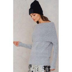 Swetry oversize damskie: Rut&Circle Sweter Vera – Grey