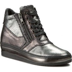Sneakersy KHRIO - 162K4001ESALQ Silver/Acciaio/Nero. Szare sneakersy damskie marki Khrio, ze skóry. W wyprzedaży za 379,00 zł.