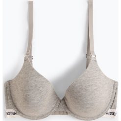 Tommy Hilfiger - Damski biustonosz z fiszbinami, szary. Szare biustonosze z fiszbinami marki TOMMY HILFIGER, w paski, z dżerseju. Za 179,95 zł.
