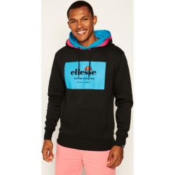 Bluza Ellesse Sirugi Hoody SHE08562. Czarne bluzy męskie Ellesse, xl, bez wzorów, z bawełny, bez kołnierzyka, bez rękawów, bez kaptura. Za 259,00 zł.