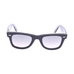 Okulary przeciwsłoneczne damskie: Okulary przeciwsłoneczne unisex ”Wayfarer” w kolorze czarno-szarym