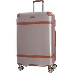 Walizki: Walizka w kolorze beżowym – 63 l