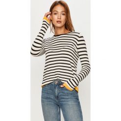 Haily's - Sweter. Białe swetry damskie Haily's, s, bez wzorów, z wiskozy, z długim rękawem, długie, bez kaptura. Za 79,90 zł.