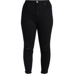Liquor N Poker Curve SLAYER LOW RISE JEAN Jeans Skinny Fit black. Czarne rurki damskie Liquor N Poker Curve. W wyprzedaży za 134,25 zł.