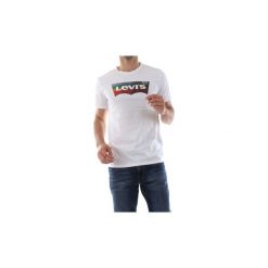 T-shirty z krótkim rękawem Levis 22489 0207 HOUSEMARK TEE. Białe t-shirty męskie Levi's®, s, bez wzorów, bez kołnierzyka, krótkie. Za 94,85 zł.