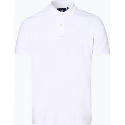 G-Star RAW - Męska koszulka polo, biały. Białe koszulki męskie G-Star RAW, m, bez wzorów, z bawełny, retro, polo, bez rękawów. Za 179,95 zł.