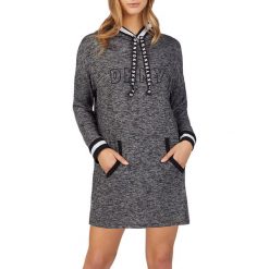Tunika DKNY 12319417. Tuniki damskie DKNY New York, bez wzorów, bez kołnierzyka, bez rękawów. Za 389,00 zł.