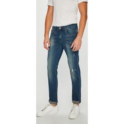 Armani Exchange - Jeansy. Niebieskie jeansy męskie marki Armani Exchange, z elastanu. W wyprzedaży za 459,90 zł.