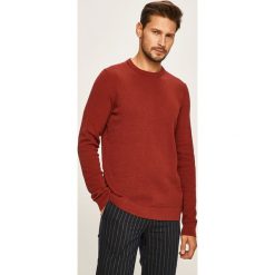 Produkt by Jack & Jones - Sweter. Szare swetry męskie PRODUKT by Jack & Jones, s, bez wzorów, z bawełny, z okrągłym kołnierzem, bez kaptura. W wyprzedaży za 49,90 zł.