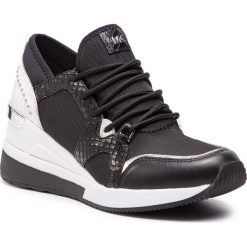 Sneakersy MICHAEL MICHAEL KORS - Liv Trainer 43R9LVFS4D Blk/Wht. Czarne półbuty damskie MICHAEL Michael Kors, ze skóry ekologicznej. Za 749,00 zł.