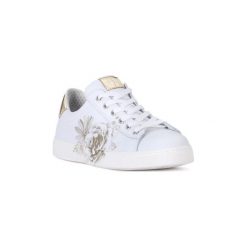 Buty Dziecko Nero Giardini MP NERO GIARDINI MANAUS. Białe trampki dziewczęce marki Nero Giardini MP, bez wzorów, bez zapięcia. Za 386,30 zł.