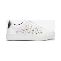 TWINSET Tenisówki Biały. Białe trampki i tenisówki damskie Twinset, bez wzorów, ze skóry, bez zapięcia. Za 836,95 zł.