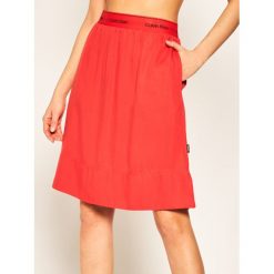 Spódnica trapezowa Calvin Klein Washed Tencell Elastic K20K201781. Czerwone spódniczki damskie Calvin Klein, bez wzorów, z lyocellu, midi, trapezowe. Za 449,00 zł.