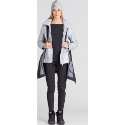 KURTKA EA7 EMPORIO ARMANI DWUCZĘŚCIOWA. Czarne kurtki damskie xs, z nadrukiem, z tkaniny. Za 1144,50 zł.