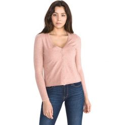 Vero Moda Happy Cardigan Beżowy. Brązowe bluzy damskie Vero Moda, l, bez wzorów, z poliesteru, bez rękawów, bez kaptura. Za 109,95 zł.