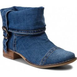 Botki SERGIO BARDI - Acate SS127293318HB 913. Niebieskie buty zimowe damskie Sergio Bardi, z materiału, na obcasie. W wyprzedaży za 209,00 zł.