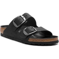 Klapki BIRKENSTOCK - Arizona Big Buckle 1012204 Black. Czarne klapki męskie Birkenstock, bez wzorów, ze skóry. Za 489,00 zł.