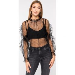 Bluzka Pepe Jeans DUA LIPA Babu PL303575. Czarne bluzki damskie Pepe Jeans, s, bez wzorów, z poliesteru, bez kołnierzyka, bez rękawów. W wyprzedaży za 209,00 zł.