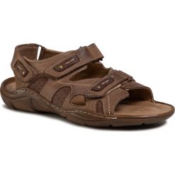 Sandały SERGIO BARDI - SB-20-09-000659 105. Pomarańczowe klapki męskie Sergio Bardi, ze skóry, bez zapięcia. Za 219,00 zł.