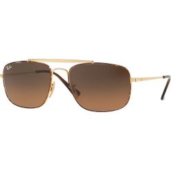 Ray-Ban - Okulary. Żółte okulary przeciwsłoneczne męskie Ray-Ban, z materiału, prostokątne. W wyprzedaży za 499,90 zł.