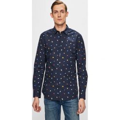Selected - Koszula. Niebieskie koszule męskie marki Selected, s, z bawełny, klasyczne, z klasycznym kołnierzykiem, z długim rękawem. Za 259,90 zł.