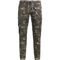 Spodnie AERONAUTICA MILITARE. Zielone spodnie męskie Aeronautica Militare, moro, militarne. W wyprzedaży za 511,00 zł.
