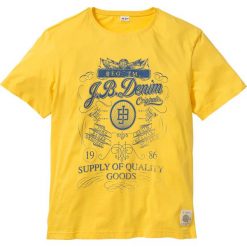 T-shirty męskie z nadrukiem: T-shirt Regular Fit bonprix żółty
