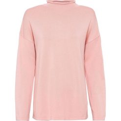 Sweter ze stójką bonprix stary jasnoróżowy. Różowe swetry damskie bonprix, bez wzorów, z wiskozy, retro, bez rękawów, bez kaptura. Za 69,99 zł.