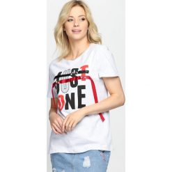 Bluzki damskie: Szary T-shirt Just One